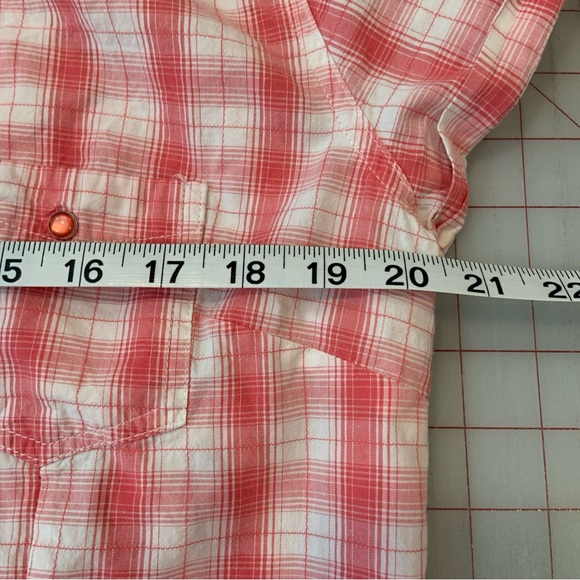 Women’s custom Nirvana Upcycled Pink RayonPearl Snap Band Shirt - Picture 2 of 8